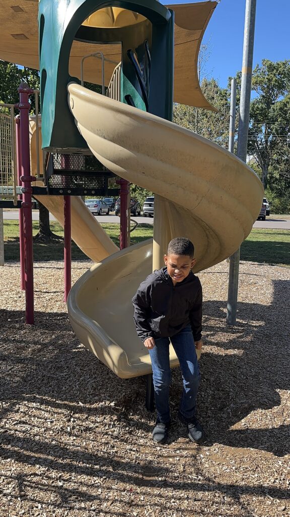 If you want a free, outdoor option in sensory friendly Franklin TN, this playground is it